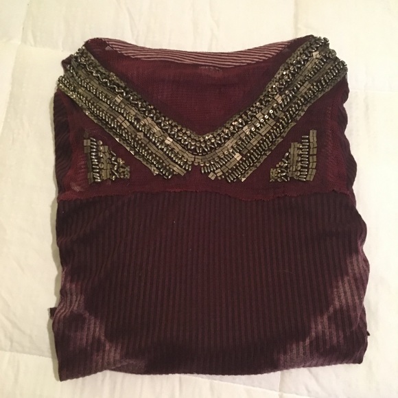 Tie dye duster with beautiful beading! - Picture 2 of 8